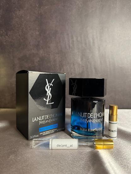 Yves Saint Laurent La Nuit De L’Homme Bleu Electrique